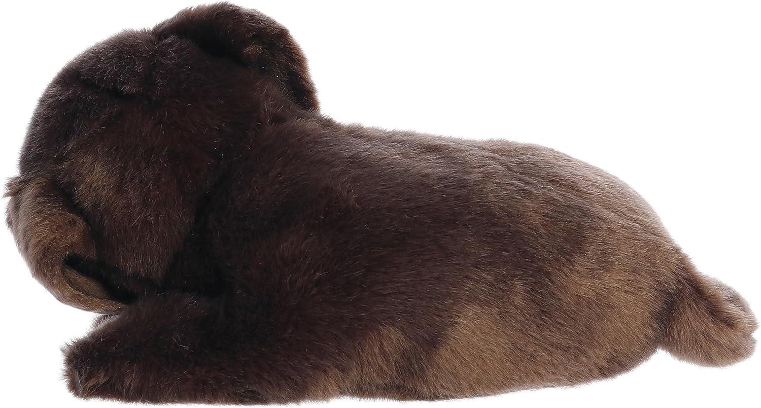 imageAurora Adorable Miyoni Tots Sleepy Chocolate Lab Pup Stuffed Animal Lifelike Details Make a Cherished Companion Perfect for Decorating Bedrooms or Classrooms 10 Inches