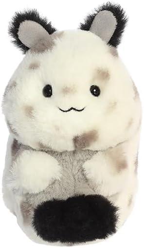imageAurora Playful Rolly Pet Serendipity Sea Bunny Stuffed Animal Compact Size for OnTheGo Fun for Adults Kids Birthdays and Anniversaries White 5 Inches
