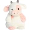 imageAurora Cuddly Huggle Pals Serene Strawberry Cow Stuffed Animal  Weighted Comfort  Endless Snuggles  Pink 125 Inches
