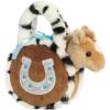 imageAurora Fashionable Fancy Pals Appaloosa Horseshoe Stuffed Animal  Plush with Stylish Purse for Dress Up Fun  Perfect for Kids 3 Years Costumes and Birthdays  Brown 7 Inches