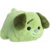 imageAurora Spooky Spudsters Zach Zombie Dog Stuffed Animal  Round Shape Makes for Comforting Cuddles  Perfect for Halloween Decorations and Gifts  Green 11 Inches