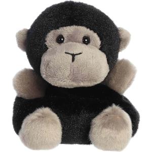 Aurora® Adorable Palm Pals™ Gunga Gorilla™ Stuffed Animal – Fun Collectible Plush for Kids and Adult Collectors – Perfect for Decorating Rooms and Birthday Gifts – Black 4.5 Inches