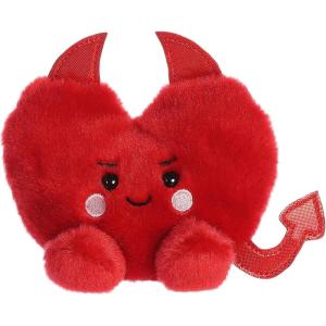 Aurora® Adorable Palm Pals™ Klaus Heart™ Stuffed Animal – Pocket-Sized Play – Collectable Fun – Red 5 Inches