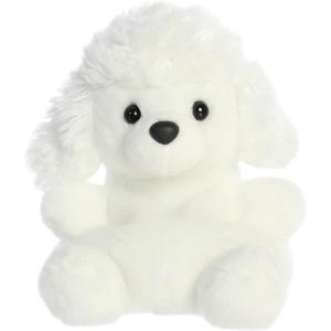 Aurora® Adorable Palm Pals™ Lulu Poodle™ Stuffed Animal – Fun Collectible Plush for Kids and Adult Collectors – Perfect for Decorating Rooms and Birthday Gifts – White 5.5 Inches