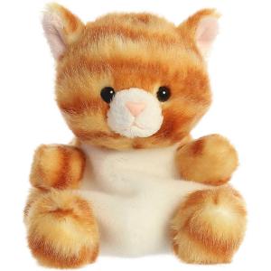 Aurora® Adorable Palm Pals™ Meow Kitty™ Stuffed Animal – Fun Collectible Plush for Kids and Adult Collectors – Perfect for Decorating Rooms and Birthday Gifts – Orange 4.5 Inches